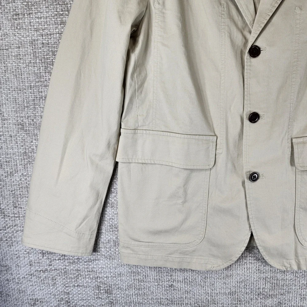 Flint and Tinder Lightweight‎ Cotton Blazer Jacket Mens 40 US *M-L Washed Sand